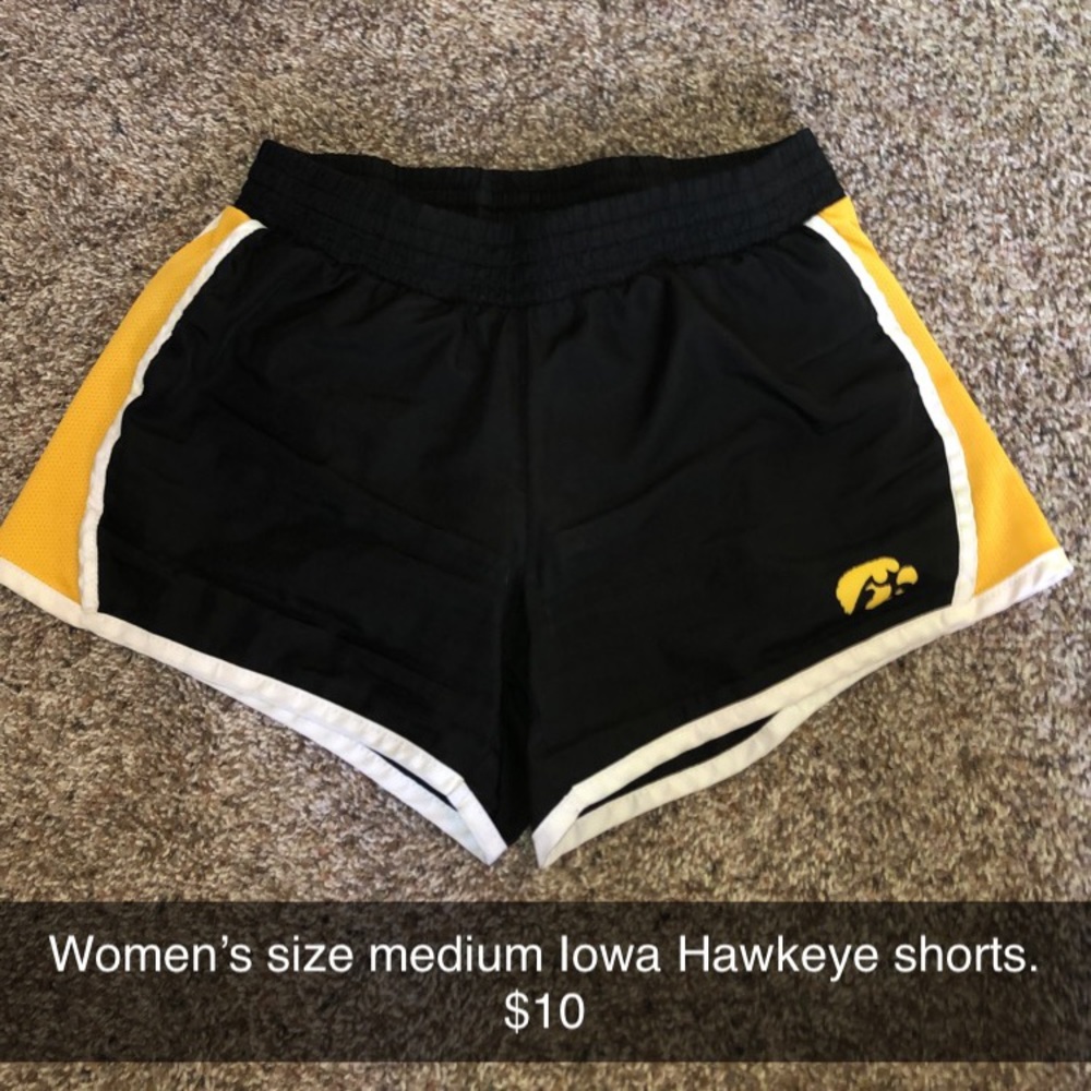 Iowa Hawkeye shorts